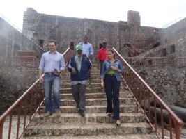 Haiti - Tourism : Stéphanie Villedrouin in mission with UNIDO in Milot
