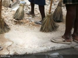 Haiti - Environment : Cleaning of local markets