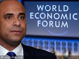 Haiti - Politic : Laurent Lamothe at the 44th World Economic Forum