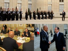Haiti - Politic : President Martelly has been received at the Elysee