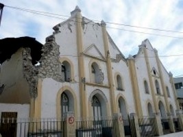 Haiti - Religion : The Cathedral Saint Jacques and Saint-Philippes of Jacmel, soon restored