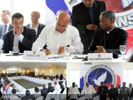 Haiti - Politic : All parties finally signed the Agreement Inter-Haitian !