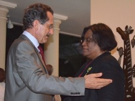 Haiti - Social : France rewards Michèle Oriol