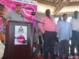 Haiti - Politic : Official Launch of the Special Plan of Cité Soleil
