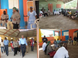 Haiti - Education : Literacy, meeting with servants of Lakou