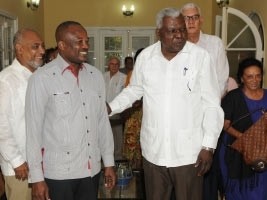 Haïti - Politique : Le Président du Sénat rend visite à son homologue cubain