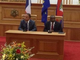 Haiti - Politic : The Senator Desras transmits messages to the French Senate President...