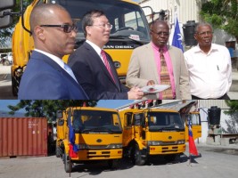 Haïti - Environnement : Don de deux camions pour la collecte des déchets (Taïwan)