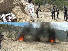 Haiti - Security : The BLTS burn 4,5 tons of drugs