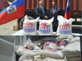 Haiti - Humanitarian : Taiwan donated 1,000 tons of rice