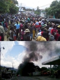 Haiti - Politic : 7th days of violence in Petit-Goâve...
