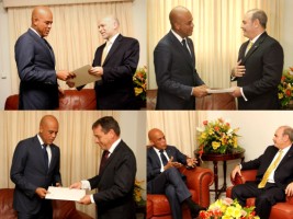 Haiti - Diplomacy : 3 new Ambassadors accredited