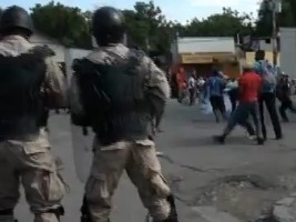 Haiti - Politic : Violent protest in the capital, the Minustah intervenes...