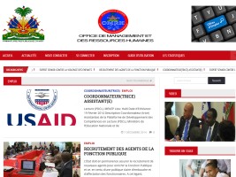 Haiti - Politic : Launch of the government portal for jobs