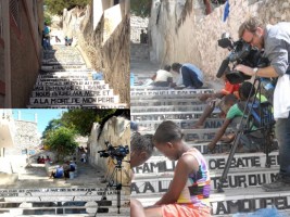 Haiti - Tourism : Development works of lanes stairs in Jacmel