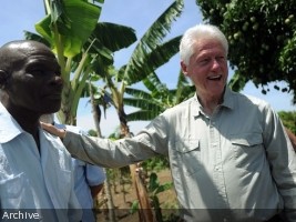 Haiti - Economy : Visit of Bill Clinton in Haiti