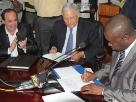 Haiti - Agriculture : Signature of an important agro-industrial project