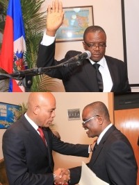 Haiti - Justice : Swearing in of a new member of the CSPJ