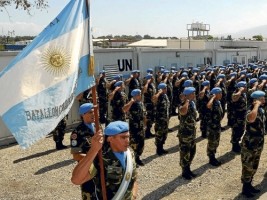 Haiti - Security : The Argentine contingent of Gonaives, is about to leave Haiti