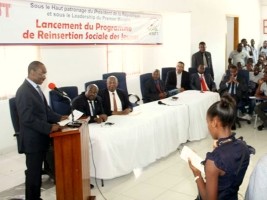 Haiti - Politic : Launch of the Reintegration Program for Youth in Difficulty