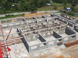 Haiti - Education : The National School of Plaisance under construction