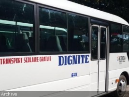 Haiti - Education : Delivery of 12 new school bus to the northern departments