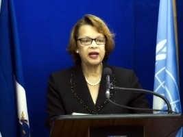 Haiti - Elections : Sandra Honoré condemns the acts of destruction...