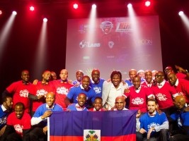 Haiti - Sports : A Haitian team of Ball Hockey at the World Championship