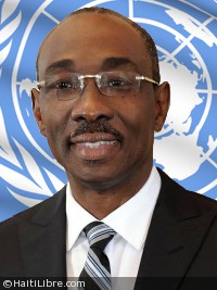 Haiti - Politic : Evans York Paul at United Nations Headquarters in New York