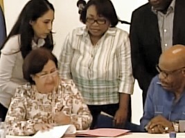 Haiti - Elections : Signing of a MoU between the CEP and Venezuela