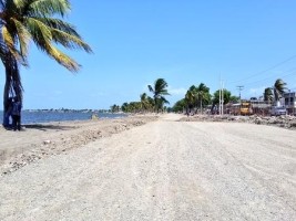 Haiti - Reconstruction : Progress of the new road «Pont 9» (North)