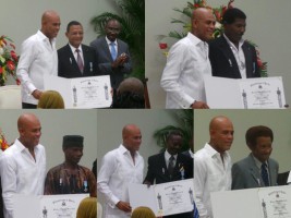 Haiti - Culture : 5 musicians honored at the National Palace