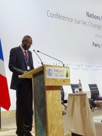 Haiti - Environment : A Haitian delegation involved in the negotiations at COP 21