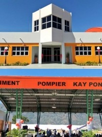 Haiti - Security : Inauguration of the Fire Brigade station of Cap Haitien Airport