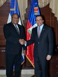Haiti - Diplomacy : Official visit of the Haitian Chancellor in DR