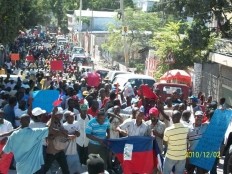 Haïti - Social : Manifestation anti-élections à  Port-au-Prince