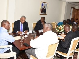 Haiti - Politic : The Head of State met with representatives of the new communes