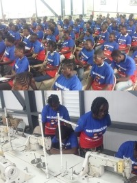 Haiti - Social : Certified training in industrial sewing machine operators