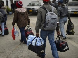 Haiti - Social : Stampede of thousands of illegal Haitians in Chile