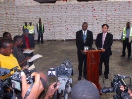 Haiti - Humanitarian : Japan donated 8,509 tons of rice
