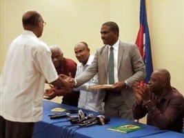 Haiti - Elections : Signing of a protocol of Coalition in favor of Jude Célestin