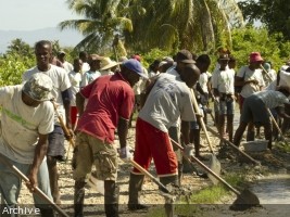Haiti - Economy : Signing of a partnership to create 28,000 emergency jobs