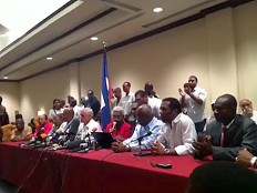 Haïti - Élections : Le groupe des 12 veut un gouvernement provisoire