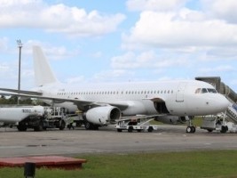 Haiti - Economy : Inaugural flight of Sunrise Airways (PAP-Havana)