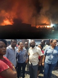 Haiti - Croix-des-Bossales : Fire of the market, a «crapulous crime» according to Danton Léger