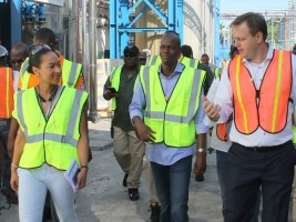Haïti - Politique : Moïse en visite à la Brasserie Nationale (BRANA)