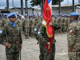 Haiti - Security : Chilean battalion pack up