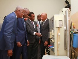Haiti - Health : Inauguration of a dialysis service at the OFATMA hospital