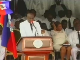 Haiti - Politic : Flag Day, Jovenel Moïse speech in Arcahaie