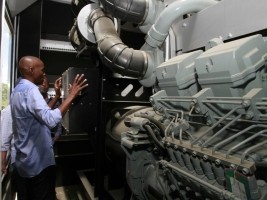 Haiti - Politics : Moïse visits the Bonneau power plant